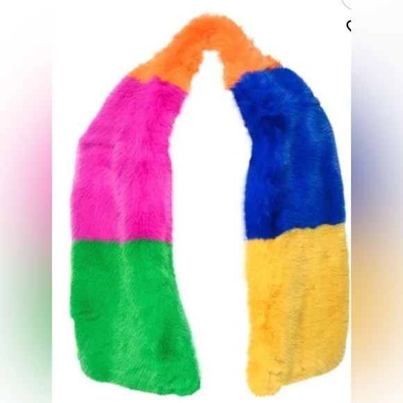 Colorful Scarf (Color Block) - Picture 2 of 3